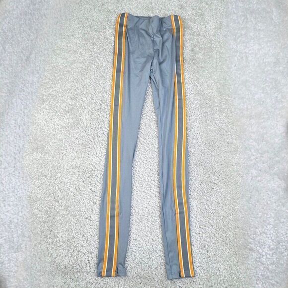 Fabletics Twisted Stripe Motion365 + Pull On Pant Gray/Yellow NEW - Picture 2 of 13